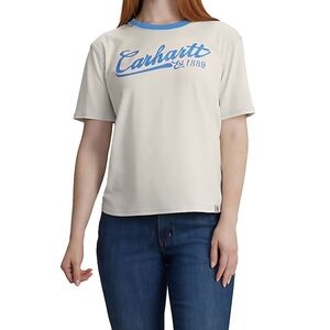 Carhartt Womens TENCEL™ Fiber  Short-Sleeve Ringer Graphic T-Shirt